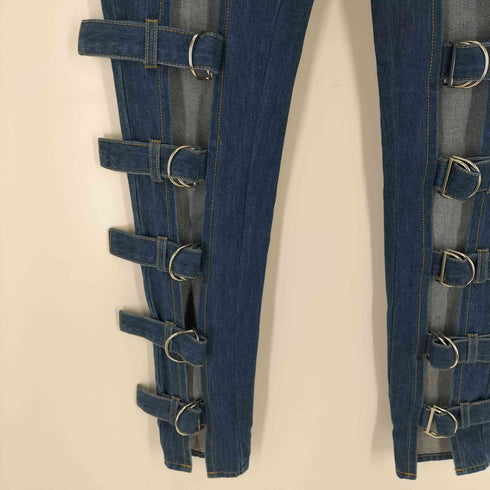 パメオポーズ Pameo Pose Belted Skinny Denim レディース JPN:M