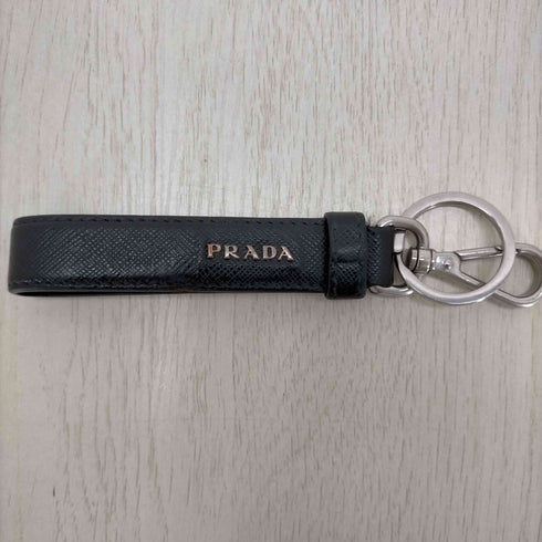 プラダ PRADA サフィアーノレザー キーリング メンズ