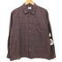 スティーブンアラン Steven Alan C/S WINDOWPANE BOX REGULAR COLLAR SHIRT-BOLD シルク混 ロングスリーブシャツ メンズ S