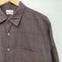 スティーブンアラン Steven Alan C/S WINDOWPANE BOX REGULAR COLLAR SHIRT-BOLD シルク混 ロングスリーブシャツ メンズ S