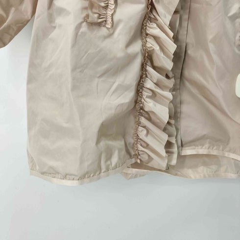 モンクレール MONCLER 19SS GERANIUM/ゲラニウム フード付きフリルナイロンコート レディース 0