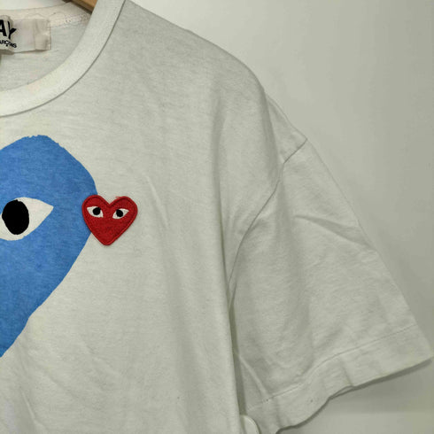 プレイコムデギャルソン PLAY COMME des GARCONS ハートロゴ ワッペン クルーネックTシャツ メンズ XXL