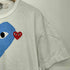 プレイコムデギャルソン PLAY COMME des GARCONS ハートロゴ ワッペン クルーネックTシャツ メンズ XXL