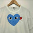 プレイコムデギャルソン PLAY COMME des GARCONS ハートロゴ ワッペン クルーネックTシャツ メンズ XXL