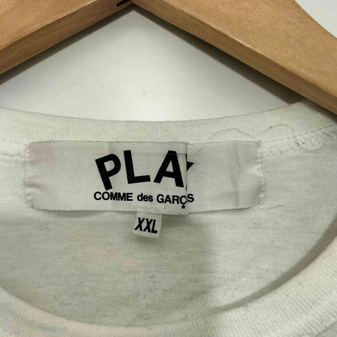 プレイコムデギャルソン PLAY COMME des GARCONS ハートロゴ ワッペン クルーネックTシャツ メンズ XXL