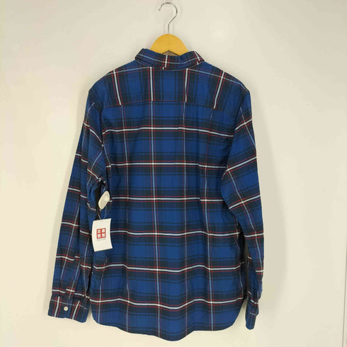 リーバイス Levis ポケット付き 白タブ ボタンダウン チェック シャツ メンズ import:XL