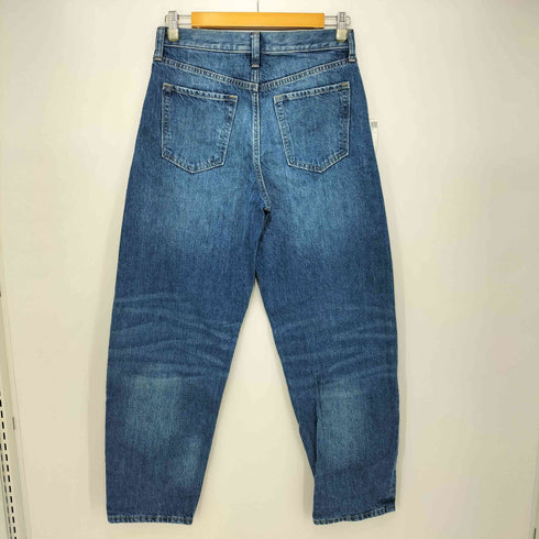 バナナリパブリック BANANA REPUBLIC ULTRA HIGH RISE BARREL LEG ボタンフライバギーシルエットデニムパンツ レディース 42