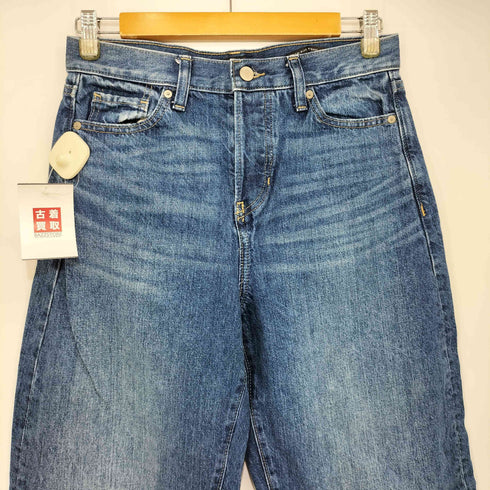 バナナリパブリック BANANA REPUBLIC ULTRA HIGH RISE BARREL LEG ボタンフライバギーシルエットデニムパンツ レディース 42