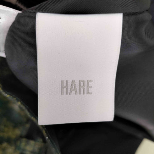 ハレ HARE ラメメッシュティアードスカート レディース FREE