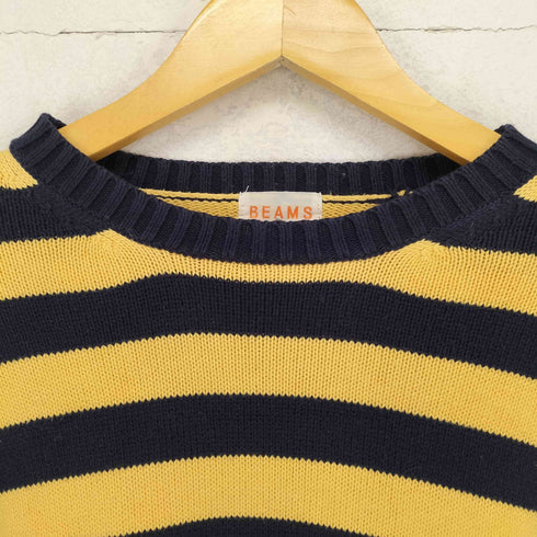 ビームス BEAMS ボーダー柄クルーネックニット メンズ JPN:M