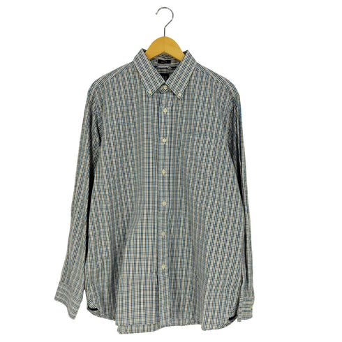 ギャップ Gap 00s OLD オールド CLASSICS ボタンダウン チェック シャツ メンズ import:L