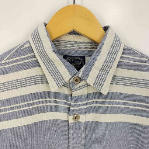 ジェイクルー J.CREW モーリシャス製 マルチボーダー シャツ メンズ import:M