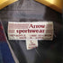 アロースポーツ ARROW SPORT 80s sportswear フラップポケット アクリル チェックシャツ メンズ import:L