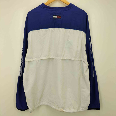 トミーヒルフィガー TOMMY HILFIGER 90S ATHLETICSタグ ドローコード付 裏地メッシュ バイカラー トレーニング ウェア メンズ import:XL