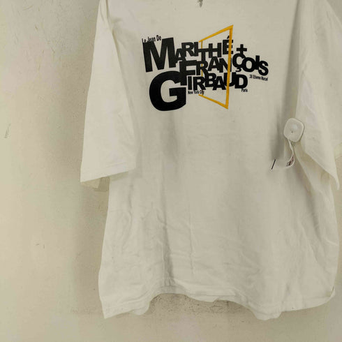 マリテフランソワジルボー MARITHE FRANCOIS GIRBAUD MADE IN MEXICO フロントロゴプリント オーバーサイズTシャツ BBOY メンズ import:XXL