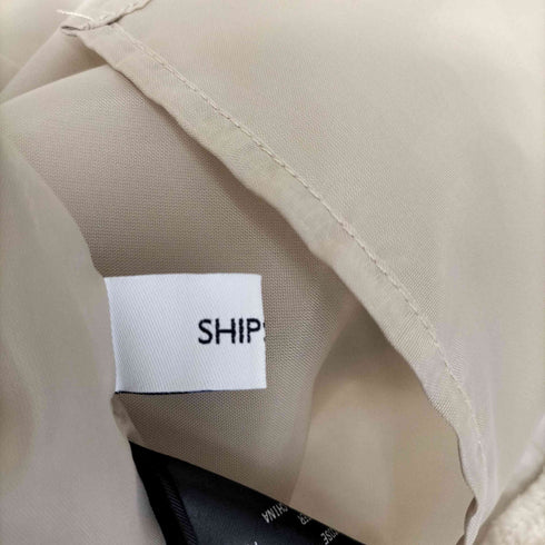 シップスエニィ SHIPS any サテン ジャカード フレア スカート レディース 36