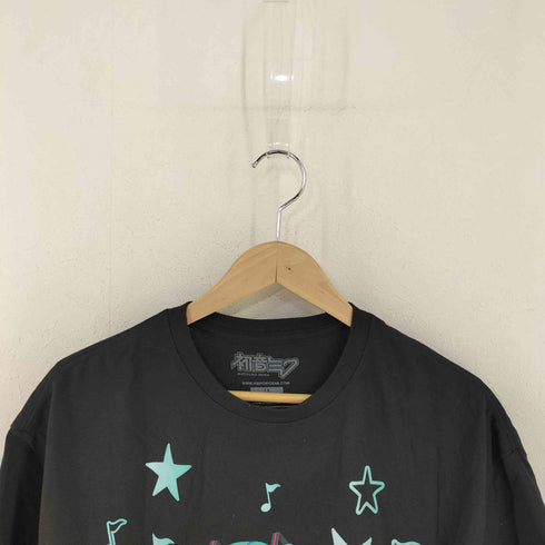 フロントキャラクタープリント アニメTシャツ メンズ 1X