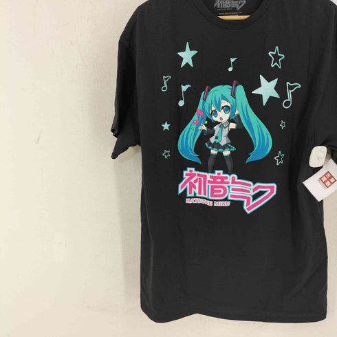 フロントキャラクタープリント アニメTシャツ メンズ 1X