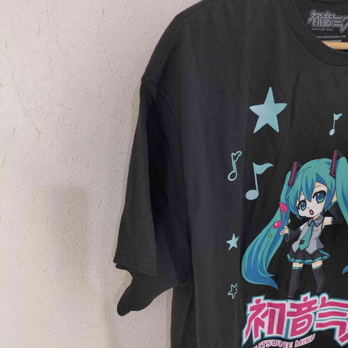 フロントキャラクタープリント アニメTシャツ メンズ 1X
