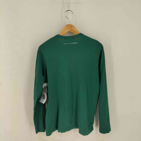 コムデギャルソンシャツ COMME des GARCONS SHIRT Long Sleeve Logo T-Shirt バックロゴプリントロングスリーブTシャツ メンズ JPN:L