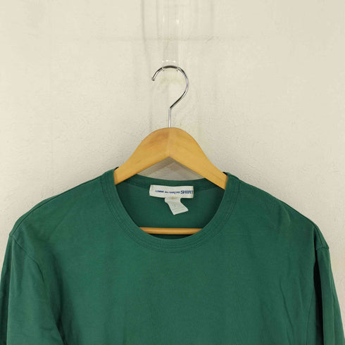 コムデギャルソンシャツ COMME des GARCONS SHIRT Long Sleeve Logo T-Shirt バックロゴプリントロングスリーブTシャツ メンズ JPN:L