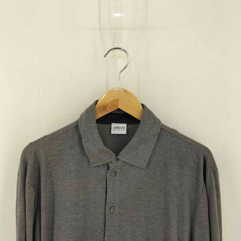 アルマーニコレツィオーニ ARMANI COLLEZIONI ポリレーヨン スリムフィットシャツ メンズ import:M