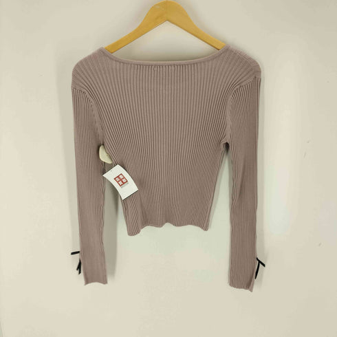 ジルバイジルスチュアート JILL by JILLSTUART リボンニットカーデライクトップス レディース FREE