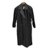 TOGETHER MADE IN HONGKONG フェイクレザー切替 トレンチコート エポレット レディース US:8