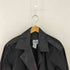 TOGETHER MADE IN HONGKONG フェイクレザー切替 トレンチコート エポレット レディース US:8