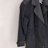 TOGETHER MADE IN HONGKONG フェイクレザー切替 トレンチコート エポレット レディース US:8
