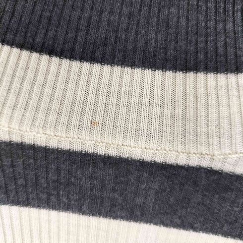 バーバリーブルーレーベル BURBERRY BLUE LABEL ロゴ刺繍パフスリーブタートル ニット レディース EUR:38