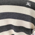 バーバリーブルーレーベル BURBERRY BLUE LABEL ロゴ刺繍パフスリーブタートル ニット レディース EUR:38