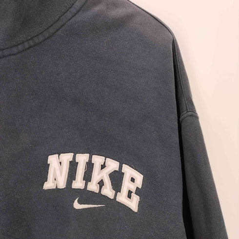 ナイキ NIKE 00s ロゴ刺繍 ハーフジッププルオーバー メンズ JPN:XXL