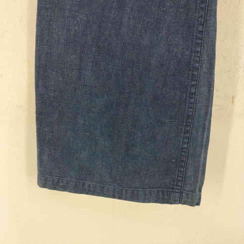 ユーエスネイビー U.S.NAVY 70-80s Seafarer dungaree ダンガリーセーラーパンツ 42TALON メンズ 平置き39cm
