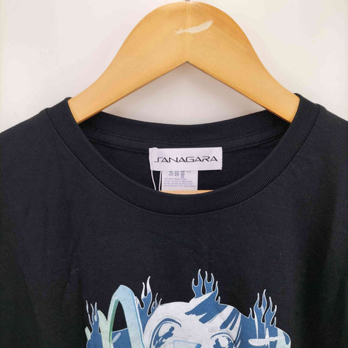SANAGARA TSUBURA NA EYES S/SL Tee レディース XL