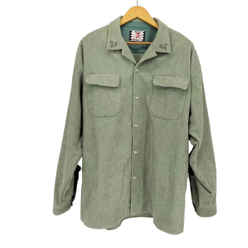 サノバチーズ SON OF THE CHEESE 22AW Horse Corduroy Shirts メンズ JPN:L