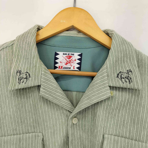 サノバチーズ SON OF THE CHEESE 22AW Horse Corduroy Shirts メンズ JPN:L