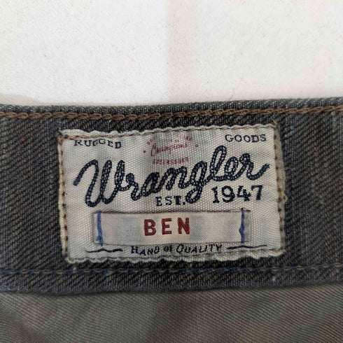 ラングラー Wrangler MADE IN TURKEY BEN ボタンフライ ダメージ加工デニムパンツ メンズ W31 L32
