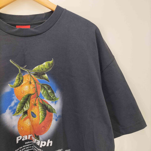 パラグラフ PARAGRAPH グラフィックプリント S/S Tシャツ メンズ