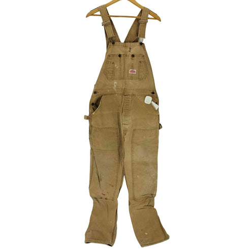 ラウンドハウス ROUND HOUSE ダック地 ダブルニーオーバーオール メンズ