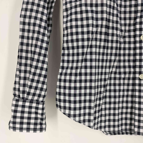 ラルフローレン RALPH LAUREN SLIM FIT ポニー刺繍 ボタンダウン ギンガムチェックシャツ レディース 2
