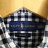 ラルフローレン RALPH LAUREN SLIM FIT ポニー刺繍 ボタンダウン ギンガムチェックシャツ レディース 2