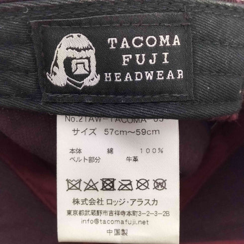 タコマフジレコード TACOMA FUJI RECORDS 21AW GOOD BEER コーデュロイ 6パネル キャップ メンズ 57cm~59cm