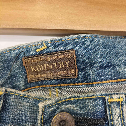 キャピタル KAPITAL KOUNTRY バギーデニムパンツ メンズ 32