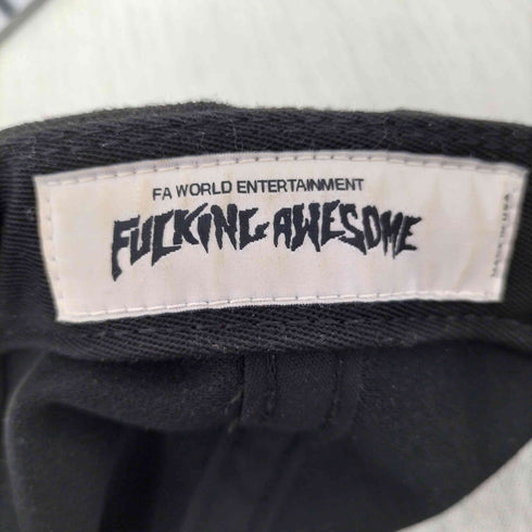 ファッキンオーサム FUCKING AWESOME SPIRAL SNAPBACK CAP ロゴ刺繍 キャップ メンズ