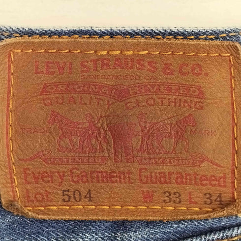リーバイス Levis 504 ワイドストレートデニム メンズ W33/L34