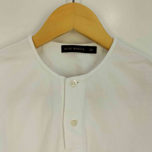 サイベーシックス SCYE BASICS Cotton Pique Henley Neck Shirt ヘンリーネック Tシャツ レディース 38