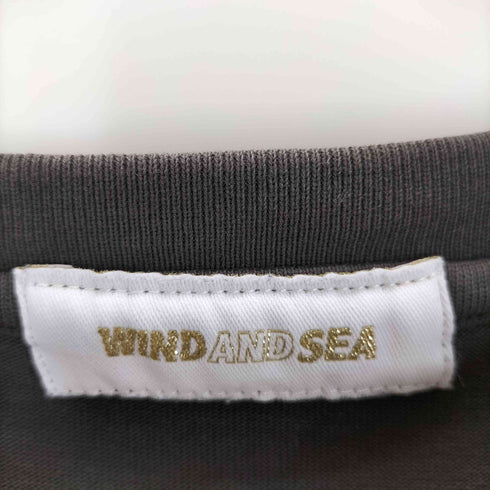 ウィンダンシー WIND AND SEA 22SS ロゴプリントクルーネックTシャツ メンズ import:M