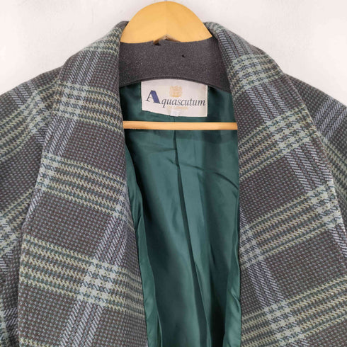 アクアスキュータム AQUASCUTUM チェックテーラードジャケット レディース JPN:M M