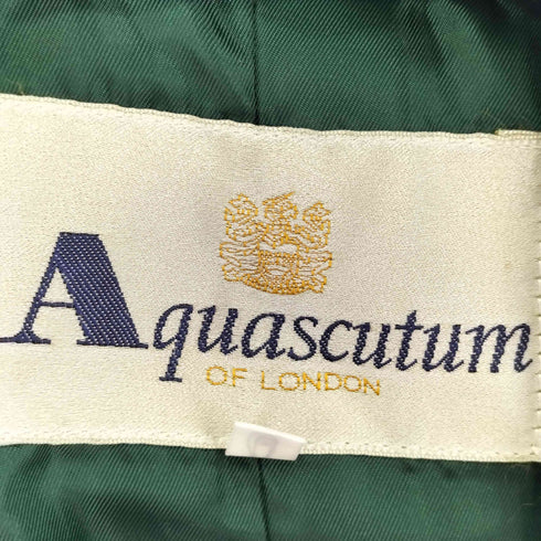 アクアスキュータム AQUASCUTUM チェックテーラードジャケット レディース JPN:M M
